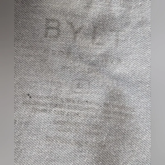 BYLT Basics Dtop Cut Crewneck Sweatshirt Long Sleeves Gray Size XL - Picture 3 of 8